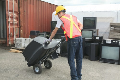 Community members participating in waste removal in Elephantandcastle